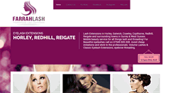 Desktop Screenshot of farrahlash.com